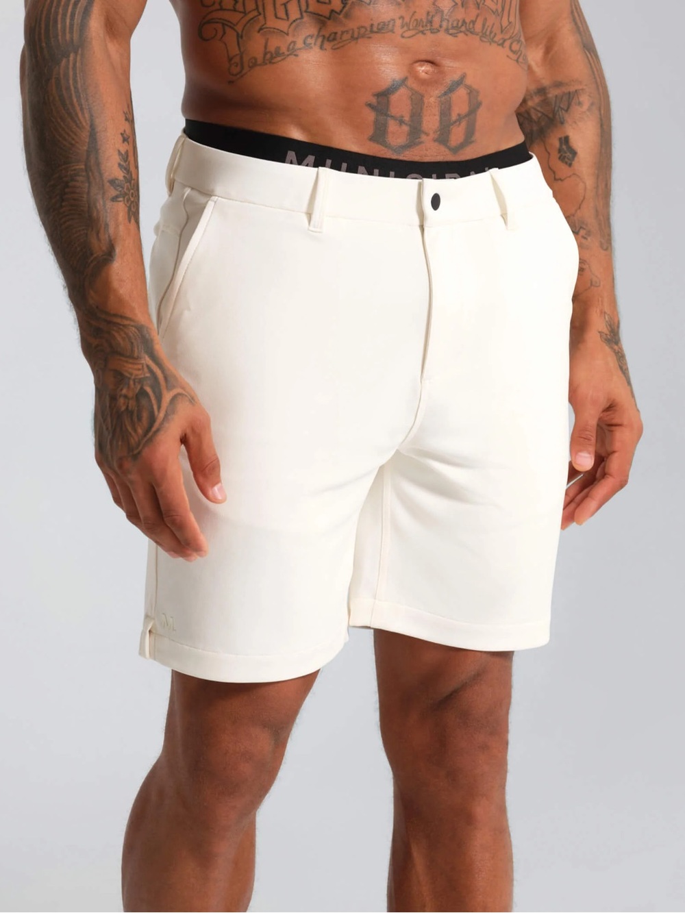 NWT Municipal Sportcross RTP Shorts Natural White Size 40